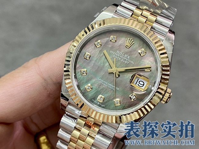GMRolextop-tiersuper clonegreen dialDatejust41mm watch_How much does it cost_Pictures_How is the workmanship? Front
