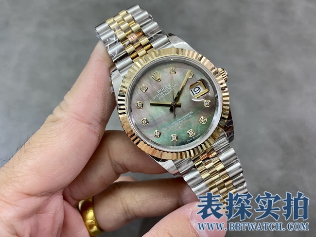 GMRolextop-tiersuper clonegreen dialDatejust41mm watch_How much does it cost_Pictures_How is the workmanship? Front