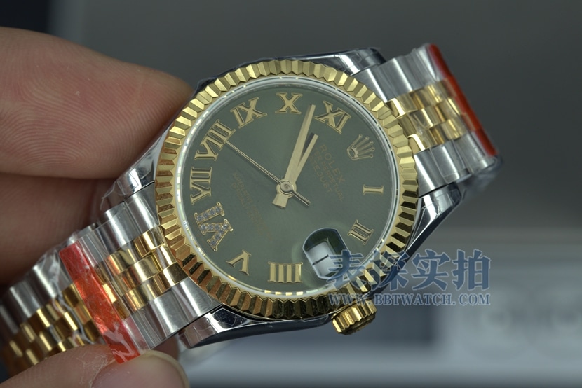 TW Factory Rolex Log 31mm Ladies Mechanical Watch Green Face Pictures and Prices