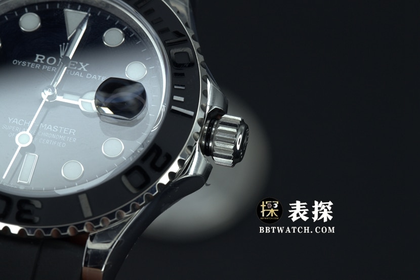 VS FactoryRolex Yacht-Master top-tier 1:1super watch black dial rubber model pictures and prices crown live photos