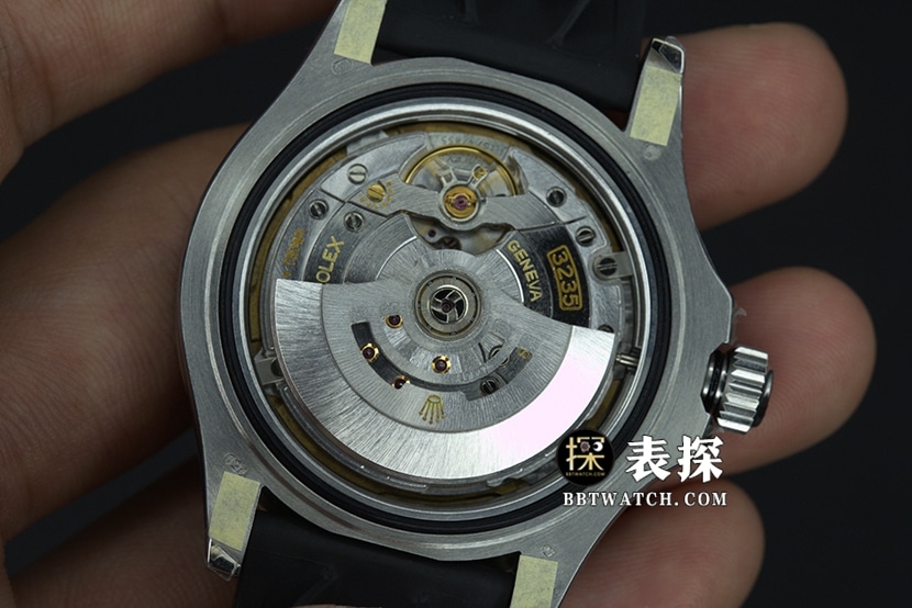 VS FactoryRolex Yacht-Master top-tier 1:1super watch black dial rubber model pictures and price caseback live photo
