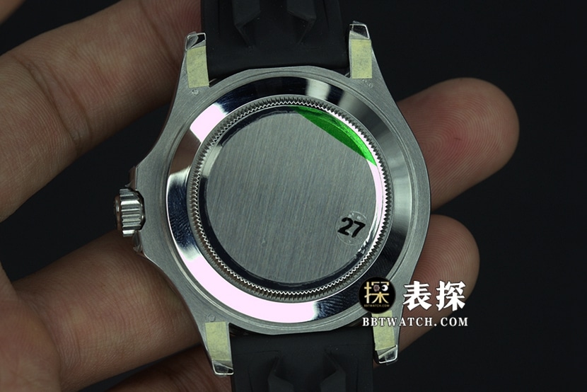 VS FactoryRolex Yacht-Master top-tier 1:1super watch black dial rubber model pictures and price caseback live photo