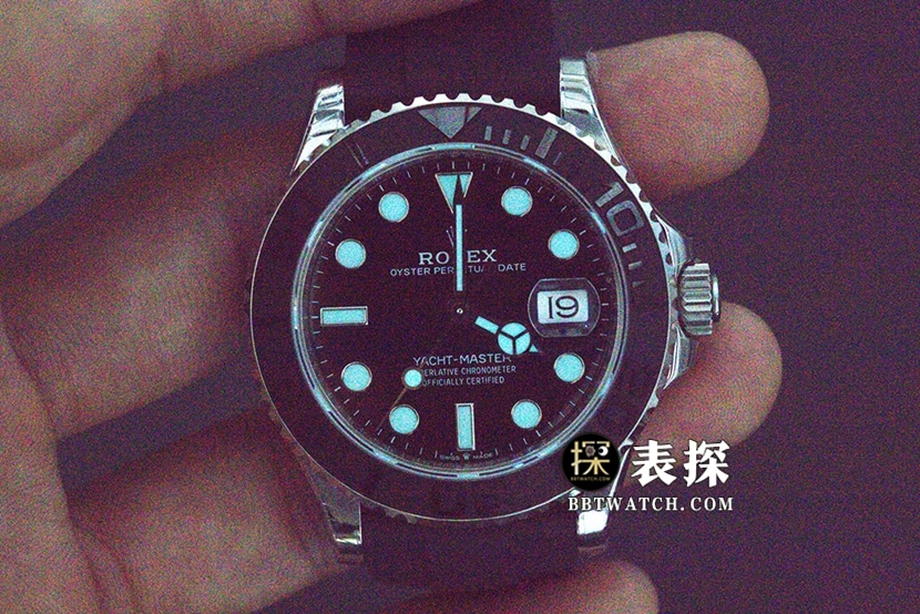 VS FactoryRolex Yacht-Master top-tier 1:1super watch black dial rubber model picture and price front live photo