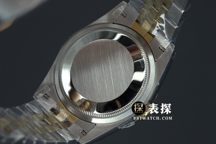 BP factory Rolex Datejust watch dark green shell steel bracelet model pictures and prices caseback live photo
