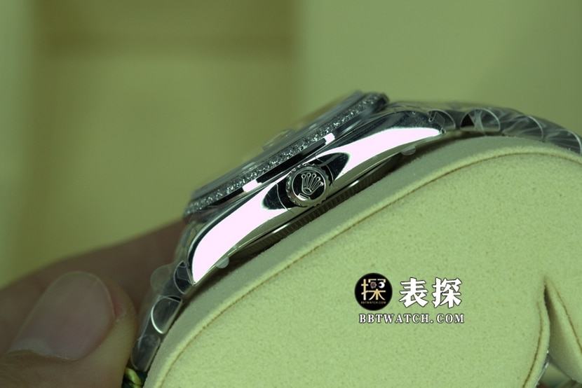 GS factory RolexDatejust1:1super watch pink dial steel bracelet model pictures and prices side live photo