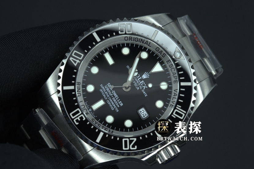 GM FactoryRolex Sea-Dweller top-tier watch black dial Ghost King steel bracelet model pictures and prices front live photo