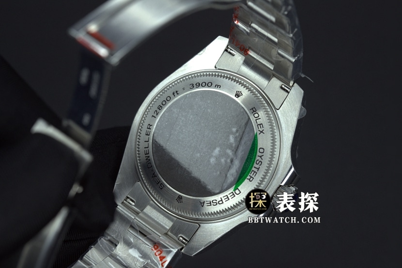 GM FactoryRolex Sea-Dweller top-tier watch black dial Ghost King steel bracelet model pictures and prices caseback live photo