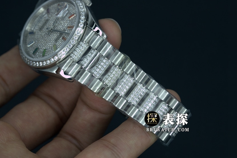 BP Factory Rolex Day-Date Super A Watch Full Star Dial Steel Band Model Pictures and Price List Real Shot strap pictures