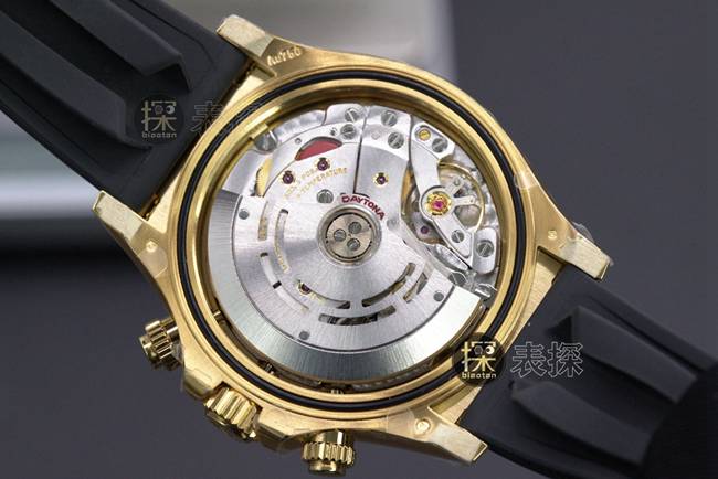 Factory C Rolex men's Cosmograph Daytona1:1super watch champagne panda dial rubber model M116518ln-0048 overall live photos
