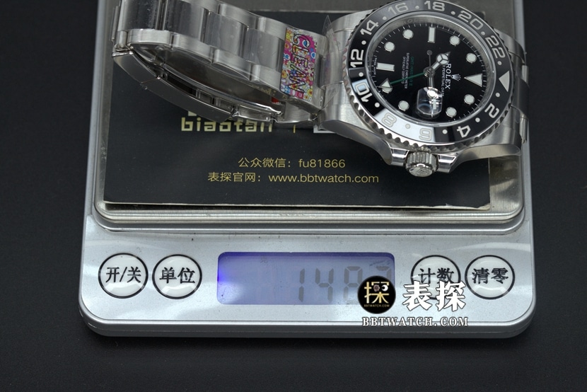 Factory C RolexGMT-Mastersuper watch Batman c circle steel bracelet model pictures and price weight live photos