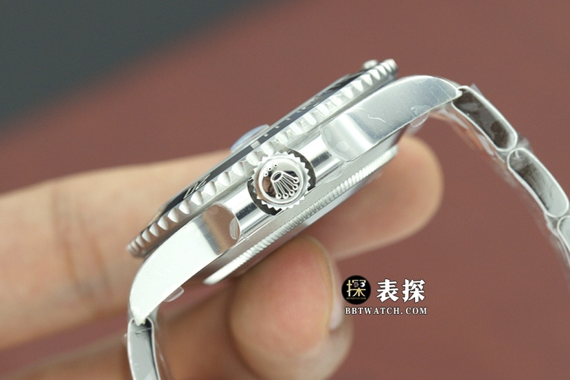 CSubmarinerRolex1:1replica watch lumeBlack Submarinersteel bracelet model 116610LN-0001side live photo