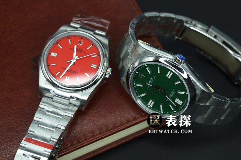 JVS FactoryRolex Oyster Perpetual top-tier watch couple color plate steel bracelet model pictures and prices front live photo