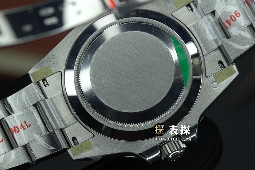 C+ factory RolexGMT-Mastersuper watch men's Pepsi bezelsteel bracelet model pictures and prices caseback live photo