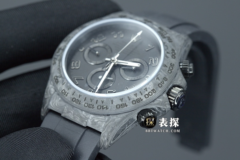 JH Factory Rolex Universe chronograph Daytonatop-tier watch men's carbon fiber customized version rubber model pictures and prices front live photo
