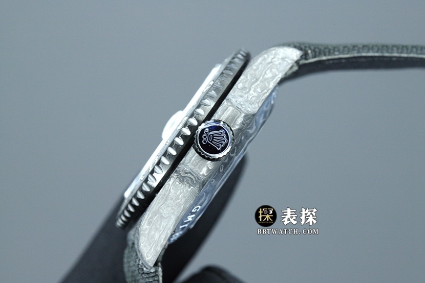 VS FactoryRolex1:1top-tier watch men's carbon fiber leather strap model pictures and prices side live photo