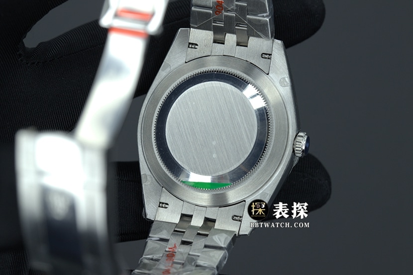 JVS FactoryRolex log top-tier 1:1super watch men's blue dialsteel bracelet model pictures and price caseback live photo