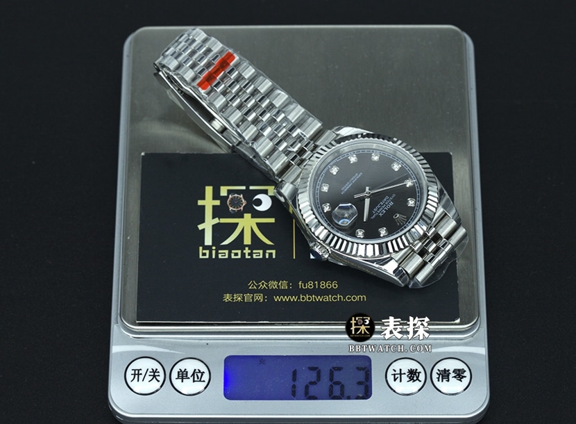 JVS FactoryRolex log 1:1super watch men's black dialsteel bracelet model pictures and price weight live photos