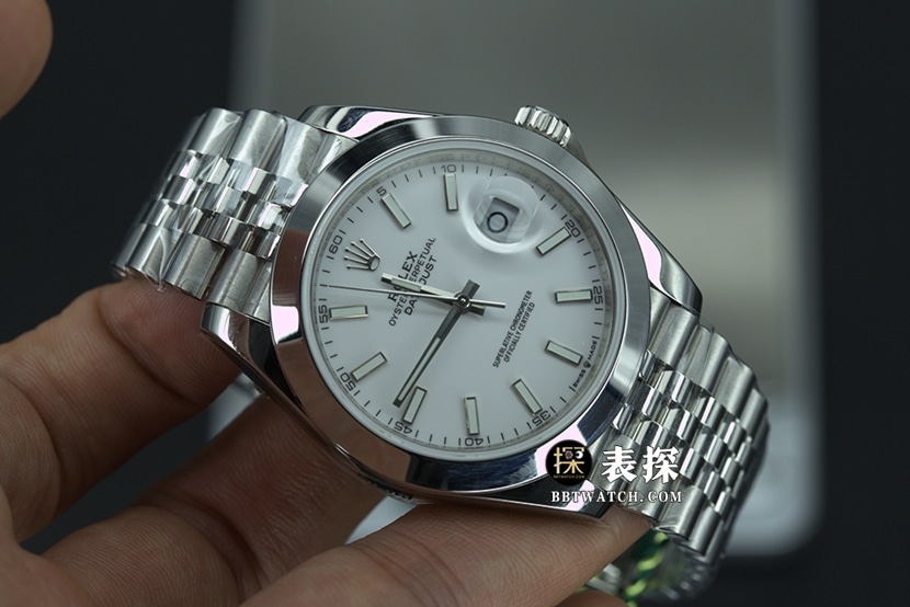 EW Factory Rolex Datejust 126334 Top Watch Men's White Dial Steel Band Pictures and Price Front Real Shot