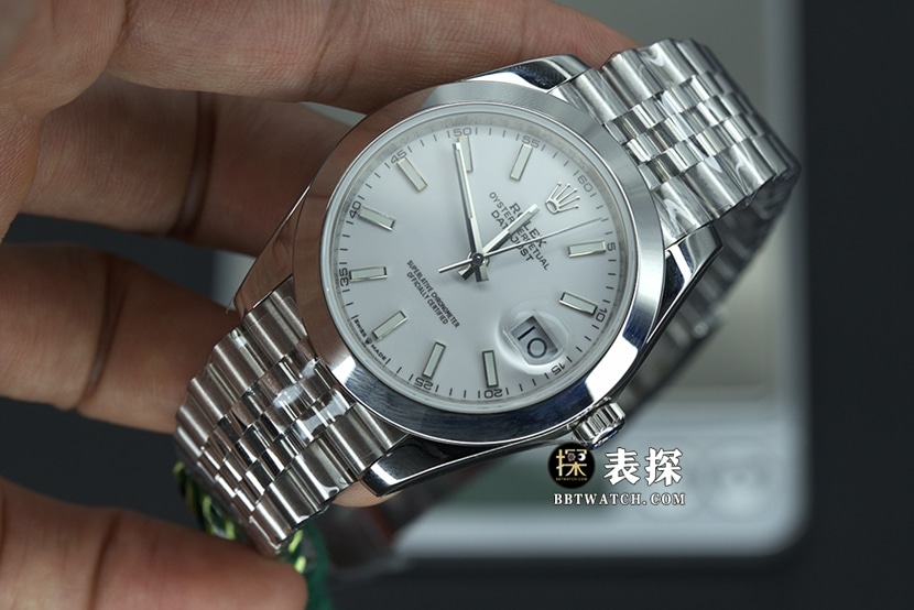 EW Factory Rolex Datejust 126334 Top Watch Men's White Dial Steel Band Pictures and Price Front Real Shot