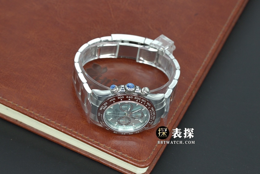 BT factory Rolex Daytona watch men's ice blue steel bracelet model pictures and prices overall live photos