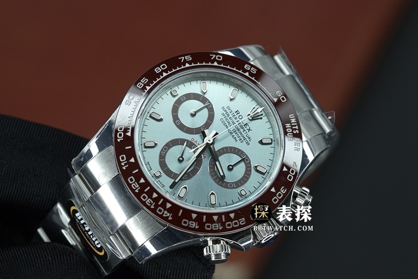 BT factory Rolex Daytona watch men's ice blue steel bracelet picture and price front live photo