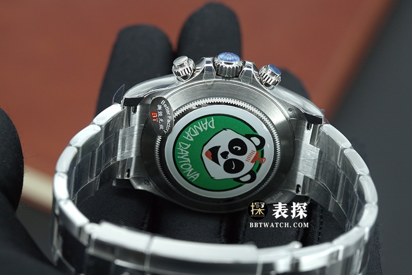 BT factory Rolex Daytona1:1super watch men's ice blue steel bracelet picture and price caseback live photo