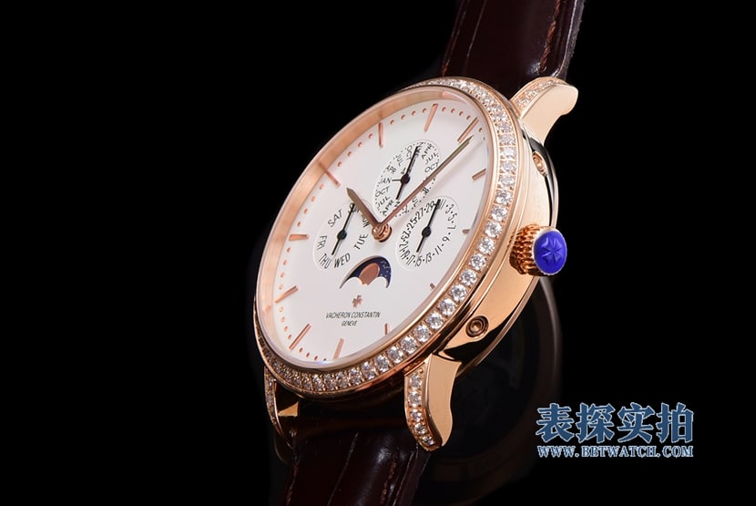 top-tiersuper cloneVacheron Constantin Heritage Series Perpetual Calendar Men's Mechanical Watch Side View