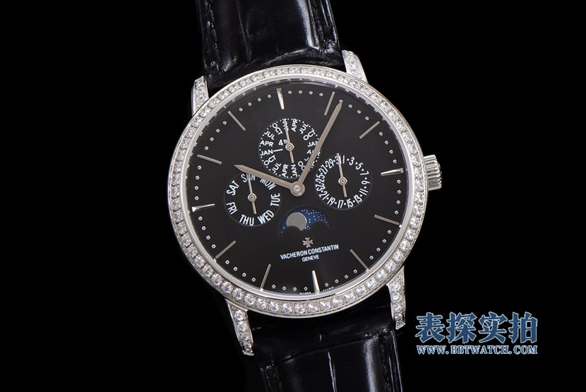 Where to buy high-quality Vacheron Constantin heritage series black dial perpetual calendar men's mechanical watch from a major manufacturer