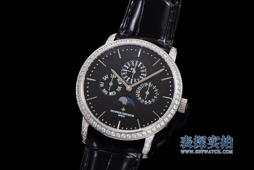 How to sell the high-quality Vacheron Constantin heritage series black dial perpetual calendar men's mechanical watch from a large manufacturer
