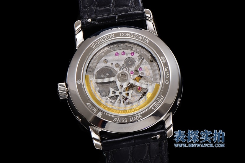 Big factory high-quality replicaVacheron Constantin heritage series black dial perpetual calendar men's mechanical watch movement