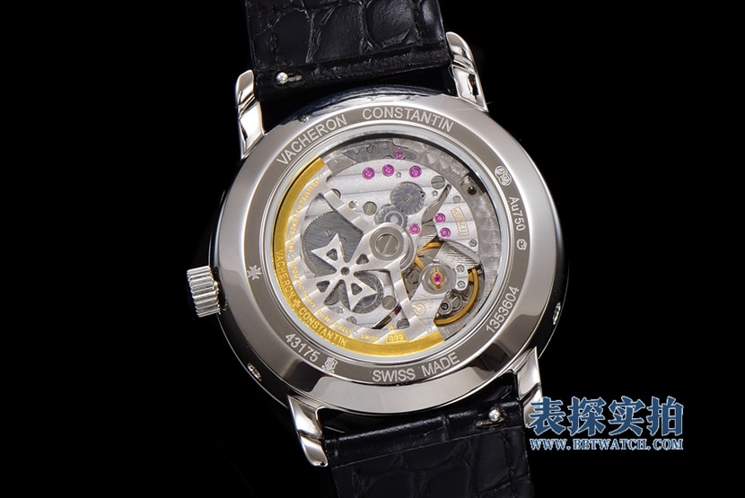 top-tier replicaVacheron Constantin heritage series blue dial perpetual calendar men's mechanical watch movement