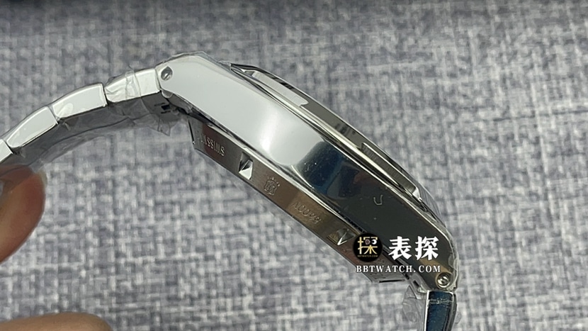 8F factory Vacheron Constantin top-tier watch men's blue dialsteel bracelet picture and price side live photo