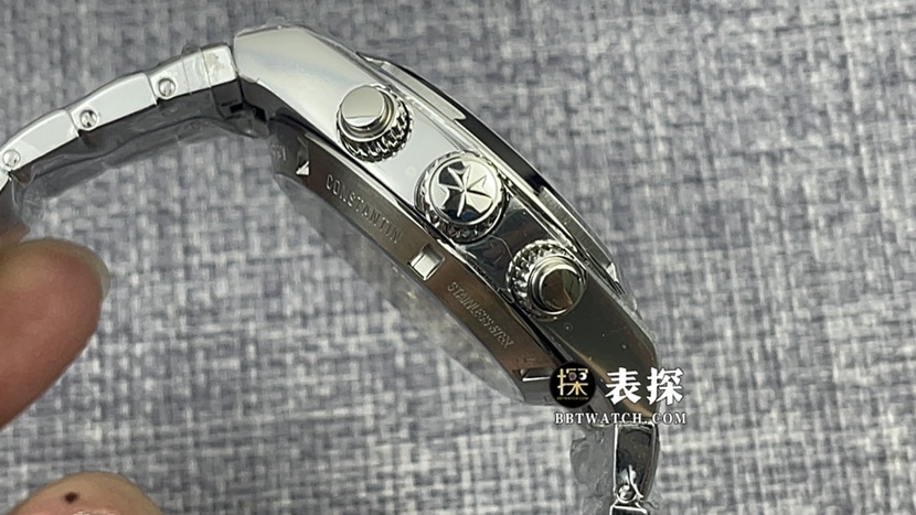 8F factory Vacheron Constantin top-tier watch men's blue dialsteel bracelet picture and price side live photo