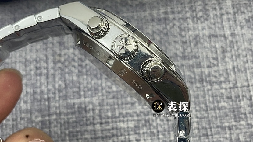 8F factory Vacheron Constantin watch men's silver white dialsteel bracelet picture and price side live photo