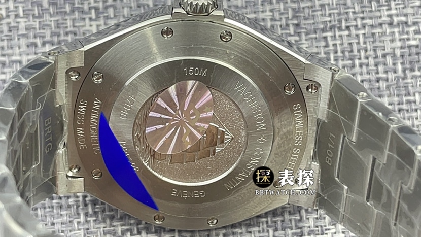 PPF FactoryVacheron Constantin470401:1super watch men's dark blue dial picture and price caseback live photo