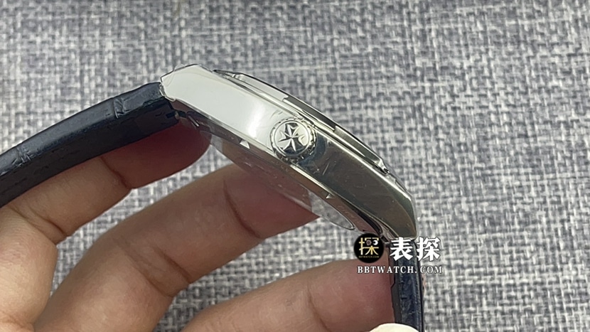 BBR factory Vacheron Constantin top-tier watch men's blue dialtourbillonleather strap model side live photo