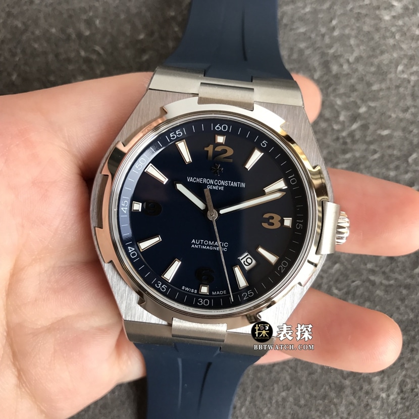 MKS FactoryVacheron Constantin top-tier watch men's black dial rubber model pictures and prices front live photo