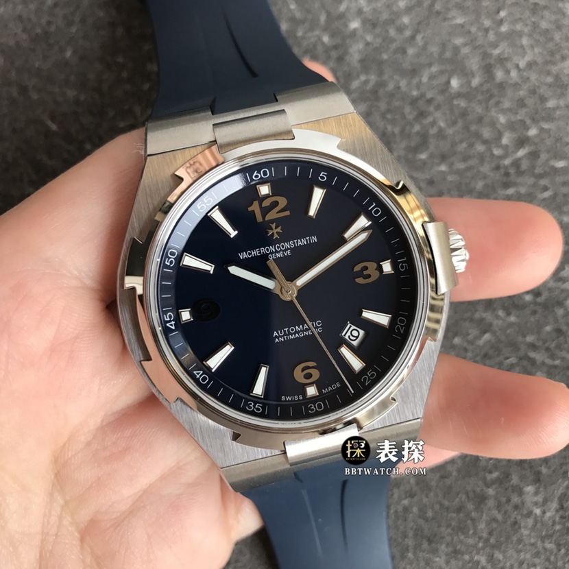 MKS FactoryVacheron Constantin top-tier watch men's black dial rubber model pictures and prices front live photo