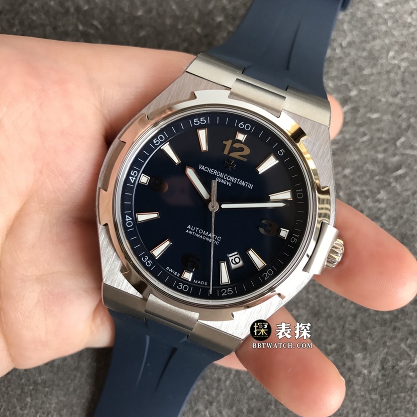 MKS FactoryVacheron Constantin top-tier watch men's black dial rubber model pictures and prices front live photo