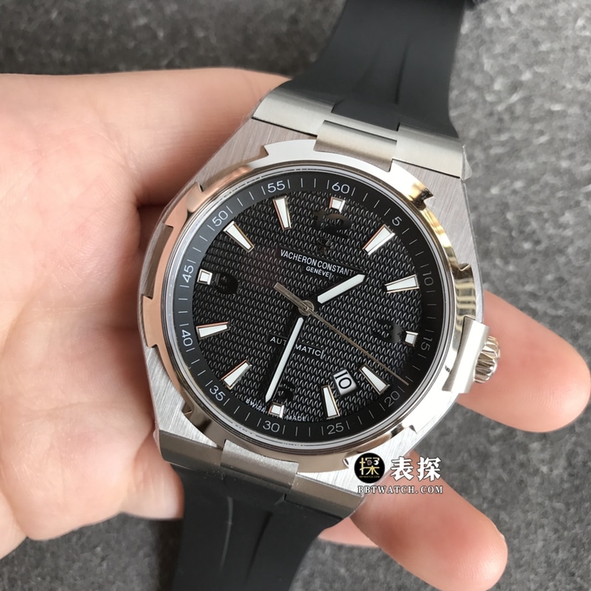 MKS FactoryVacheron Constantin watch men's black dial rubber model pictures and prices front live photo