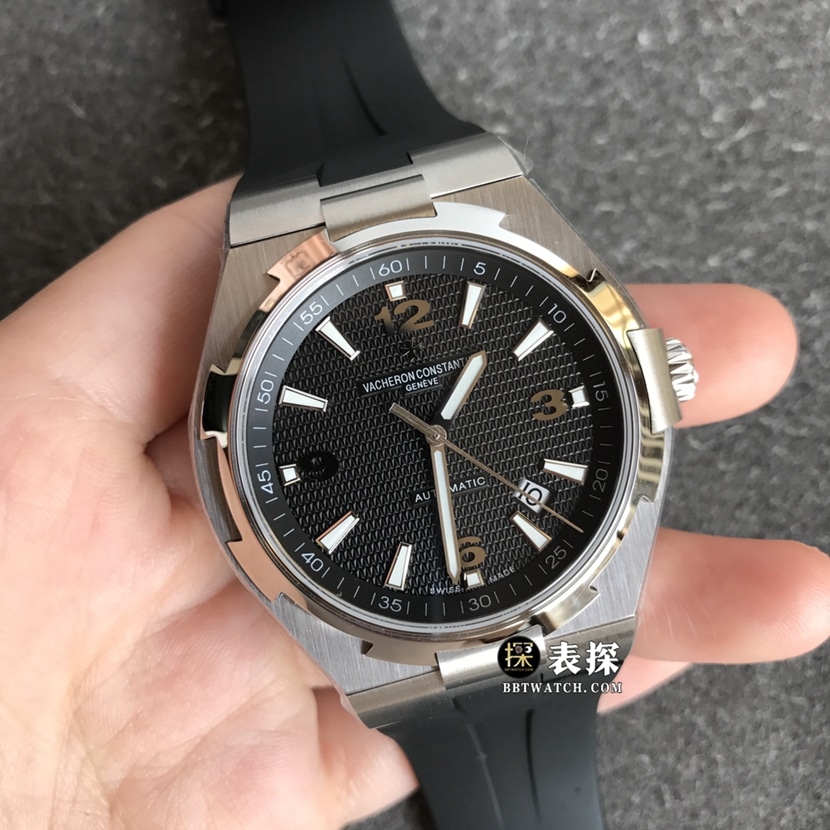 MKS FactoryVacheron Constantin watch men's black dial rubber model pictures and prices front live photo