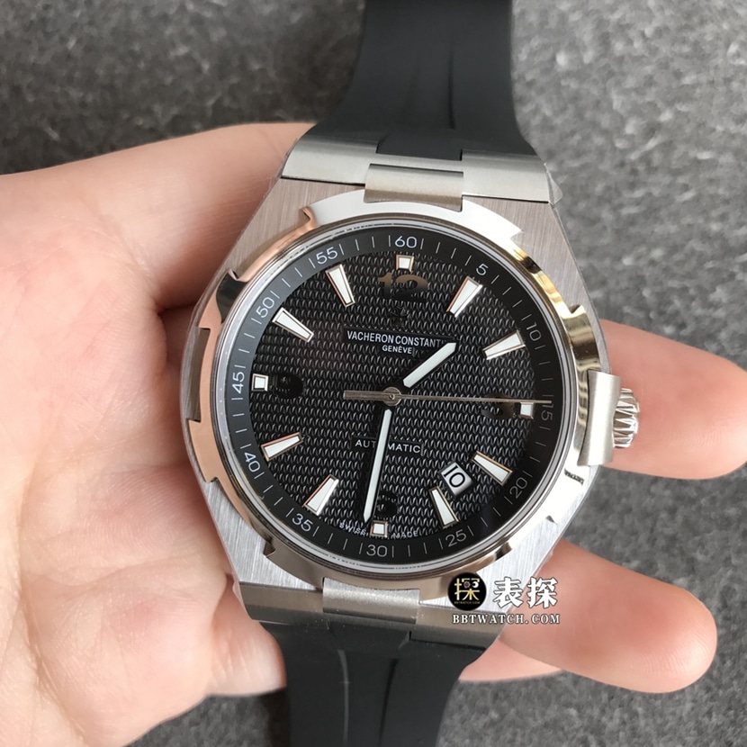 MKS FactoryVacheron Constantin watch men's black dial rubber model pictures and prices front live photo