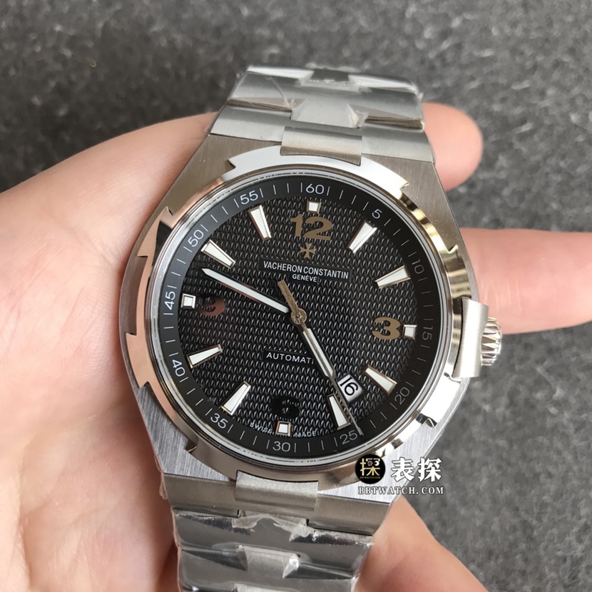 MKS FactoryVacheron Constantin watch men's black dialsteel bracelet picture and price front live photo