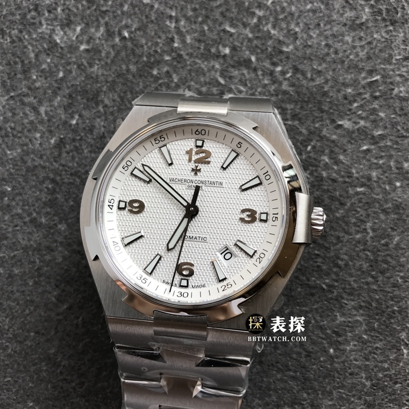 MKSVacheron Constantin watch men's white dialsteel bracelet pictures and prices front live photo
