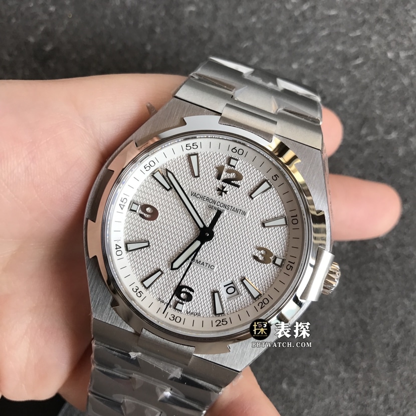 MKSVacheron Constantin watch men's white dialsteel bracelet pictures and prices front live photo