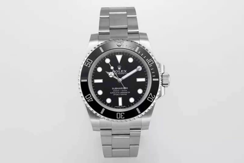ZZF Factory Rolex Submariner Series 114060-97200 No Date Black Submariner Genuine vs. Review - Front View