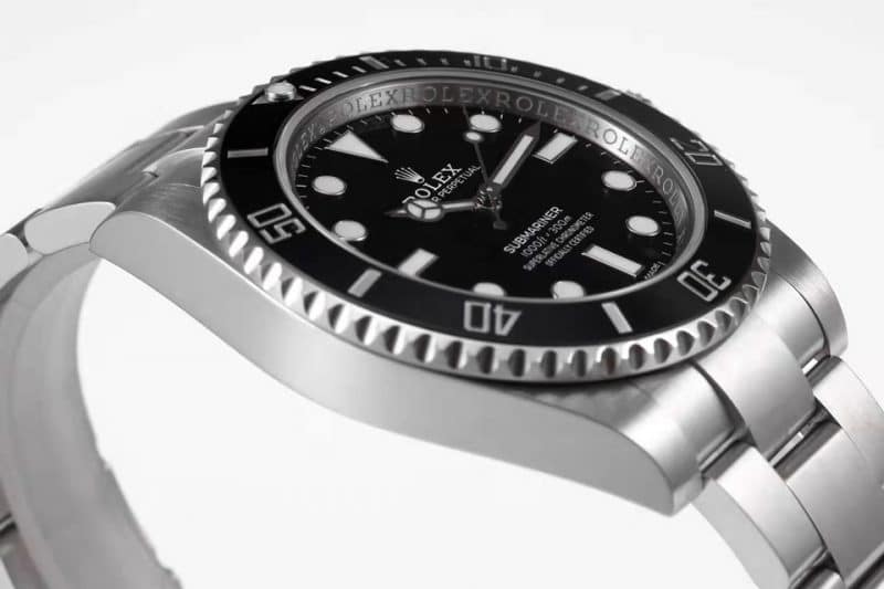 ZZF Factory Rolex Submariner Series 114060-97200 No Date Black Submariner Authenticity Review Side View
