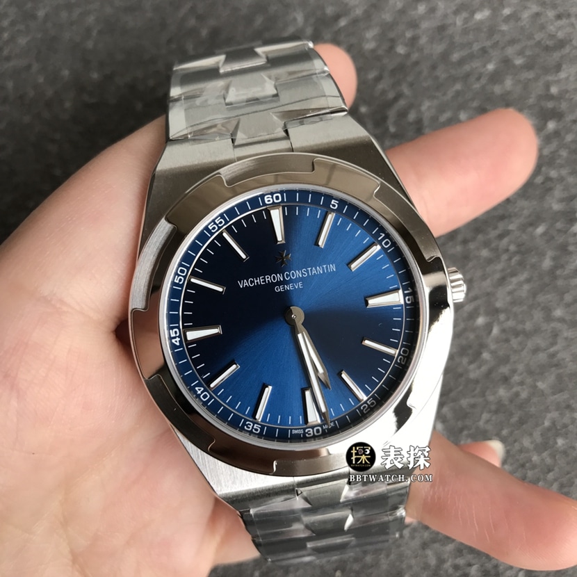 XF factory Vacheron Constantin top-tier watch men's blue dialsteel bracelet model pictures and prices front live photo