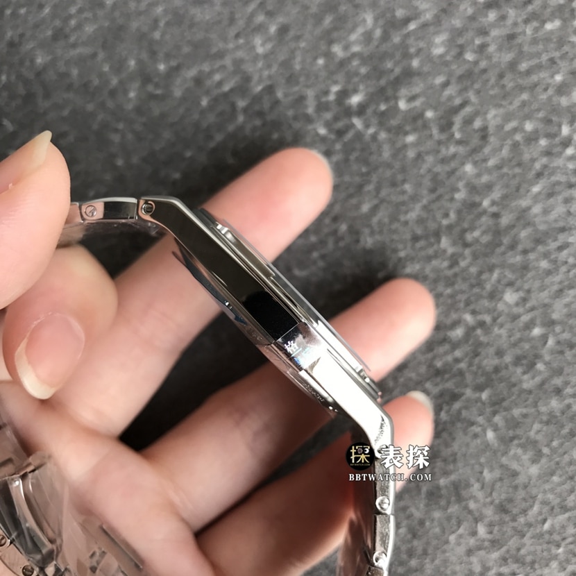 XF factory Vacheron Constantin top-tier watch men's blue dialsteel bracelet model pictures and prices side live photo