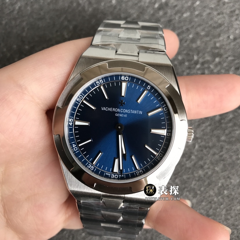 XF factory Vacheron Constantin top-tier watch men's blue dialsteel bracelet model pictures and prices front live photo